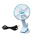 Japace® Multifunctional Portable Mini Clip Fan for Baby Stroller Baby Cots Playpens Desks In the car Table Desk Clip-on With USB Cable Built-in lithium battery(Random Colour)