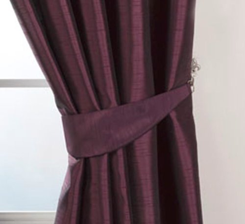 Lights Linen Ravello Seda sintética alzapaños Color Morado