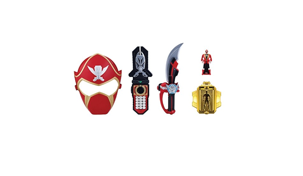 red ranger deluxe training set