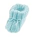 New-born Baby Boys Comfort Thick Cotton Turn Down Booties Baby Blue
