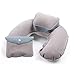 Price comparison product image Contever® '' U '' shaped Inflatable Travel Pillow / Neck Support Cushion with Comfort Booster Head and Storage bag(Grey)
