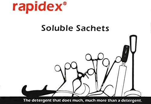 Rapidex Instrument Cleaner, Soluble Sachets, Box of 50
