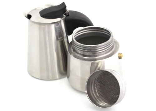 Edelstahl Espressokocher Espresso Maker für den perfekten Cafe Genuss - 5