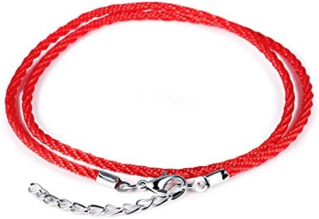 Ilove EU 2.0 mm Wide Stainless Steel Cable Chain Necklace Chain Happy Charm Ladies Red/Silver