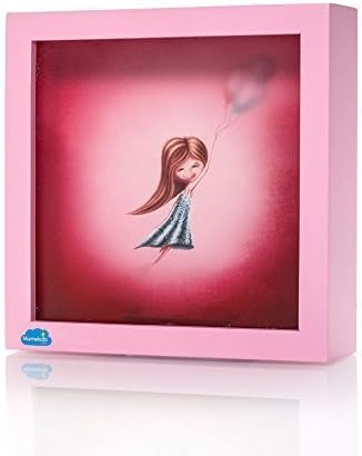 Night Light for Kids, Marmelada Lights, 3D Story in a Frame Series UP UP Balloons, LED Kids, Baby, Children Night Lamp Bookshelf, Tabletop, Bedside or Wall Hanging, Battery operated-2 months runtime.