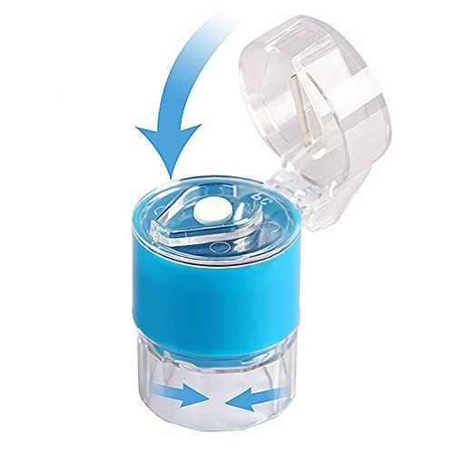 Blue Vessel Pill Crusher Grinder Splitter Tablet Divider Cutter Aufbewahrungsbox 4 Schichten Neue - 3