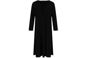 Hamishkane Girls Long Sleeve Maxi Dress Kids School Plain Abaya Holiday Islamic Top Jilbab Burkha