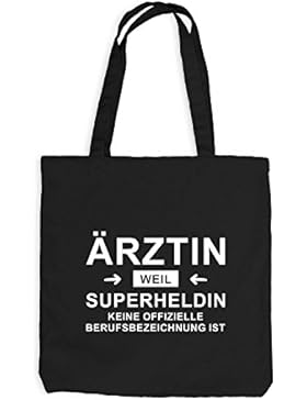 Jutebeutel - Ärztin Superheldin - Hero Beruf