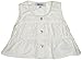 DKNY Unisex Baby Unisex Tiered Button-through Sleeveless Top 6 Months White