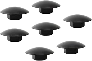 AUBLINTO 10 piezas Cubierta Superior de la Dirección de la Bicicleta,Tornillo Juego de Dirección Tapón caucho Cubierta para Auriculares de Bicicleta M6 Impermeable a prueba de polvo