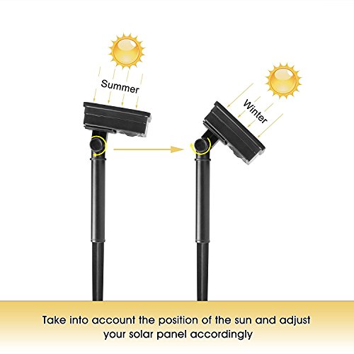 Tily Solar Gartenkugeln Lichterkette, 30er LED 6,4 Meter Garten Globe Kristall Lichterkette Außen Solar Kugel Beleuchtung für Party, Weihnachten, Outdoor, Hochzeit, Fest Deko (Weiß) - 5