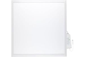 Europalamp - 1 Dalle LED 60x60cm 40W Blanc froid 6000k 4000Lm Haute Luminosité - Adaptation aux Faux Plafonds Sans Modification (6000K - Blanc froid, 1)