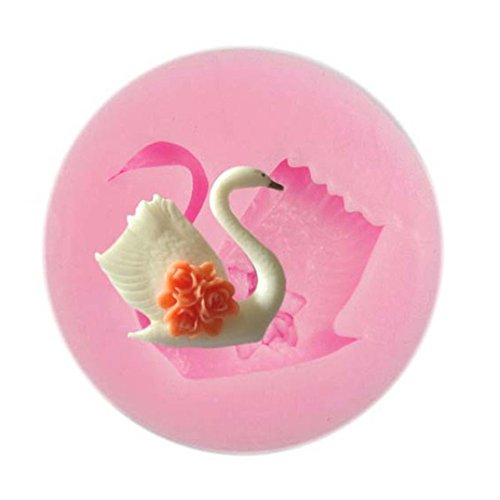 Trendy 3D Resin Blume geformt Schokoladenform Food Grade Plastic Subigkeit Ice Seife Fondant Kuchen Form Zufallige Farbe