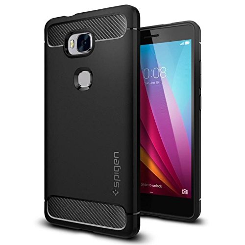 Huawei Honor 5  x m  vil  SPIGEN    Rugged Armor  el  stico  Negro  definitiva Protecci  n contra ca  das y golpes        Carbono Look  Carcasa para Huawei Honor 5  x Case  Huawei Honor 5  x Cover  Honor 5  x Case  Honor 5  x Cover  Honor 5  x m  vil       Black  l03cs20292 