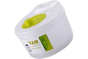LECERROT Salad Spinner, Lettuce Spinner, Salad Drainer Dryer, Manual Lettuce Vegetable Dehydrator, Large Manual Salad Spinners And Dresser, Easily & Dry, For Salads Vegetables Fruit