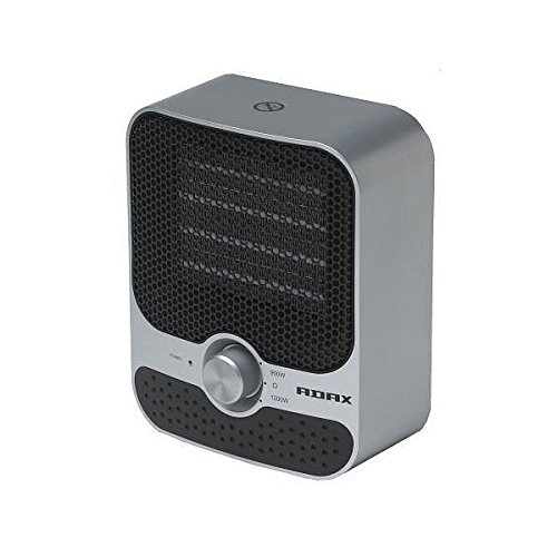 ADAX VV VV23 Mini Ceramic Portable Fan, Black
