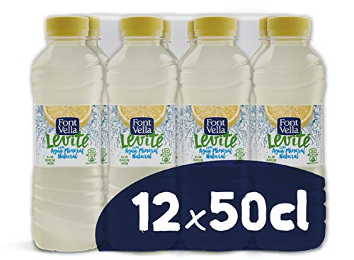 Font Vella Levité Agua Mineral con zumo de limón - Pack 12 x 50cl