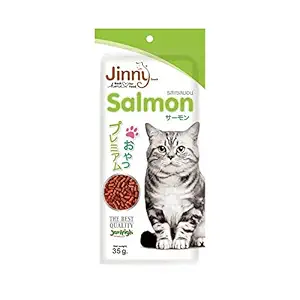 JerHigh Jinny Cat Treats - Salmon - 35 g Each - Pack of 2