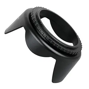 SUPERNIC 52mm Flower Shape Lens Hood For Nikon D3200 D40 D3000 D5100 D3100 D60 D5000 18-55mm f/3.5-5.6. with microfiber cloth