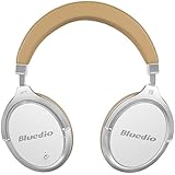 Active Noise Cancelling Bluetooth Headphones, Bluedio F2 (Faith) Active Noise Cancelling Over-ear Business Wireless Bluetooth Headphones with Mic (White)