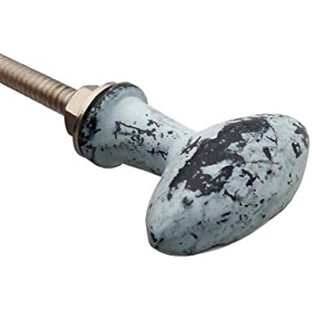 La Finesse Möbelgriff mit Schlüsselloch Griff Shabby Light Green