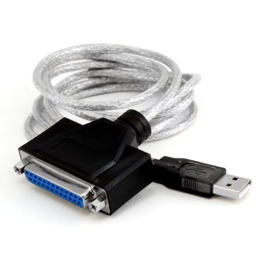 CSL – USB auf Parallel Adapter LPT 25pol. | Druckerkabel / Adapterkabel | Plug & Play - 2