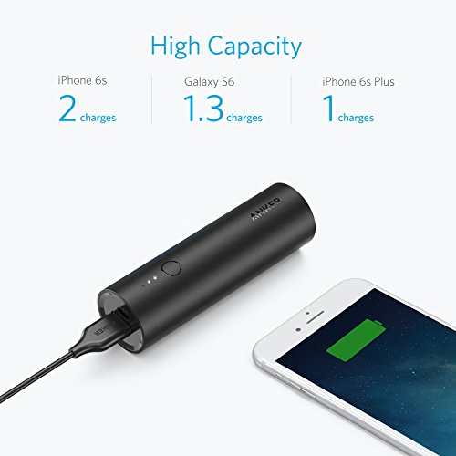 Anker Batterie Externe PowerCore 5000mAh Batterie Portable Ultra Compacte avec Technologies PowerIQ VoltageBoost - pour iPhone Samsung Galaxy S9 et Anker Batterie Externe PowerCore 5000mAh Batterie Portable Ultra Compacte avec Technologies PowerIQ VoltageBoost - pour iPhone Samsung Galaxy S9 et