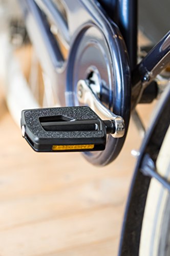 AARON Urban Fahrradpedale mit hochwertiger Lagerung, innovative und griffige Fahrrad / City-Bike und Trekking Pedale, Schwarz - 7