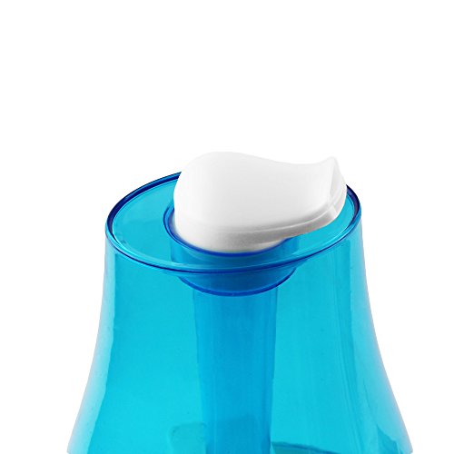 Silent-Ultraschall-Luftbefeuchter mit kühlem Nebel Wassertank 3L Kapazität LED Nachthimmel Ultraschall-Luftbefeuchter kühlen Nebel-Ultraschallnebel kühlen Luftbefeuchter Refills Ultraschall-Behälter-Wasser-Luftbefeuchter Baby-Wasser-Nebel-Luftbefeuchter mit Hygrostat Wasser-Nebel-Spray Wasserlos Auto Shut-Off-Funktion für Home Office Schlafzimmer Yoga-Baby-Raum (blau) - 4