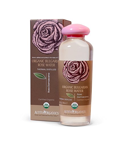 Alteya Organic Bulgarian Rose Water 250ml - 100% USDA Certified Organic Authentic Pure Bio Natural Rosa Damascena Floral Water Steam-Distilled from Fresh Hand Picked Rose Flower Petals Sold Directly by the Rose Grower and Distiller Alteya Organics from the Heart of the Bulgarian Rose Valley