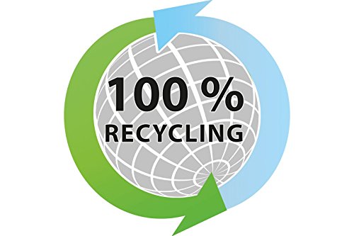 GARANTIA ECO-King Komposter in grün, aus robustem, recyceltem Kunststoff, Ganzjahreskomposter, 400 Liter, 70 x 70 x 83 cm, zwei Einfüllklappen, windstabile Deckelsicherung, Rapido-Click-System, - 6