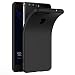 Produktbild Honor 8 Hülle, Conie [Style Series] Soft Flex TPU Case Ultradünn Echtes Telefongefühl handyhüllen Silikon umper Cover Schutz Tasche Schale Schutzhülle für 8 Silikonschale dünn (Schwarz)