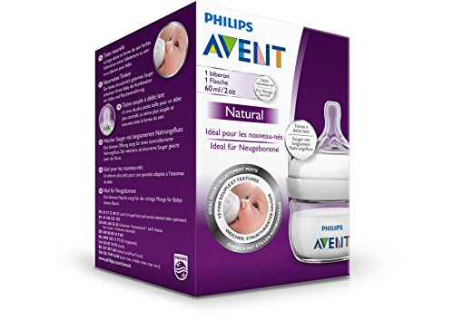 Philips Avent SCF699/17 Anti-Kolik Naturnah-Flasche 60 ml, 1er-Pack, transparent - 5