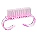 Lalang 10pcs Nail Brush Pink Nail Art Dust Cleaning Brush Mini Manicure Pedicure Tool