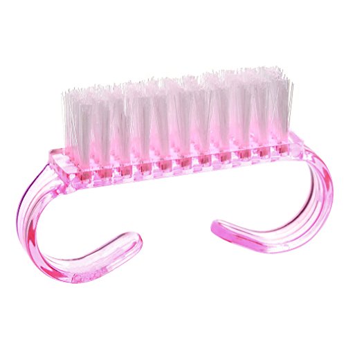 Lalang 10pcs Nail Brush Pink Nail Art Dust Cleaning Brush Mini Manicure Pedicure Tool