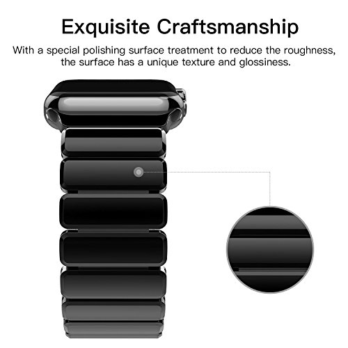 Oittm Metal Banda  Negro Brillante 