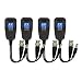 Produktbild Nrpfell R Video-Balun, passivierter HD-CVI/TVI/AHD-UTP-Video-Balun mit Gleichstromanschluss und RJ45-UTP-CAT5e / Cat6-Sender/Empfaenger, einschliesslich Lichtschutz, 2 Paare
