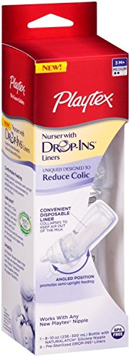 Playtex Drop-Ins Nurser Bottle 236-300ml / 8-10oz (BPA FREE)