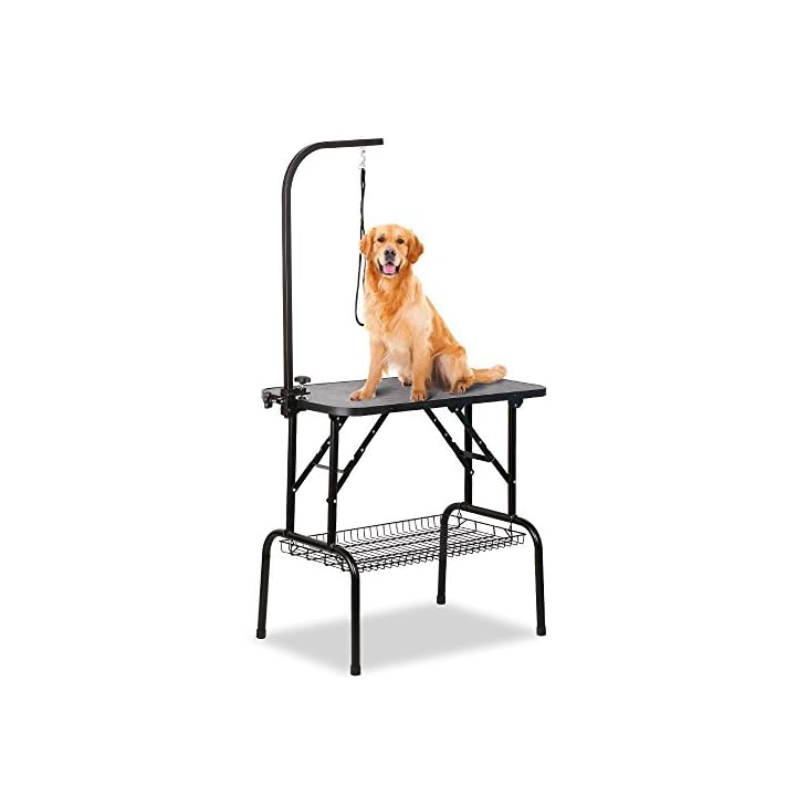 Yaheetech Foldable Pet Dog Grooming Table Dog Cat Drying Beauty Table