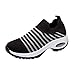 Produktbild BIKETAFUWY Sneaker Damen Weiss StraßEnlaufschuhe Atmungsaktive Freizeitschuhe Sportschuhe Gym Laufschuhe Sommerschuhe Turnschuhe Abendschuhe