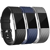 ➤[Verbesserte Metallschließe] Verbesserte Edelstahl-Schließe kann den Armband besser halten und der Armband halter kann die zusätzliche Länge sichern, so dass Ihre Smartwatch in stabil und sicher, keine Sorge Ihre Smartwatch abfallen, Kein Werkzeug benötigt, sehr einfach zu montieren und passen Sie die Größe. ➤ Perfekt für Fitbit Charge 2 geeignet (Nur Ersatzarmband, Tracker ist NICHT enthalten).