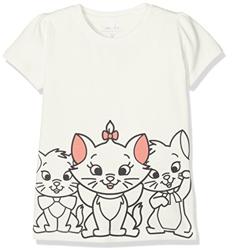 NAME IT Baby-Mädchen T-Shirt Nitmarie Sara Ss Top Mini Wdi