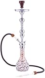 Aladin "Kairo" Shisha, circa 83 cm, braun-amber