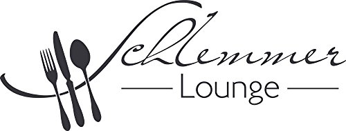 GRAZDesign 620567_40_073 Wandtattoo Küche Schlemmer-Lounge | Küchen-Aufkleber und Tattoo für Deine Wände - Schränke - Fliesen - Möbel | für Restaurant und Bars (105x40cm//073 dunkelgrau) GRAZDesign 620567_40_073 Wandtattoo Küche Schlemmer-Lounge | Küchen-Aufkleber und Tattoo für Deine Wände - Schränke - Fliesen - Möbel | für Restaurant und Bars (105x40cm//073 dunkelgrau)