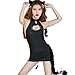 Produktbild LULO Frauen Sexy Dessous Set | Cute Anime Katze Stickerei Unterwäsche | Cosplay Playsuit | Strümpfe Pyjamas Unterwäsche (Schwarz 1#)
