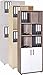 Produktbild VCM Aktenschrank Büroschrank Schrank Regal Büroregal Universalschrank Braso 268 Buche