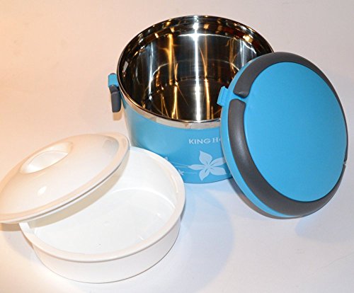 1000 ml Lunchbox Suppe Lebensmittel Essen Edelstahl Isolierte Haltebox Weiß - 2