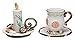 Produktbild ATD® 33033 7,6 cm Weihnachten Kerze Tasse & Untertasse Ornament Set