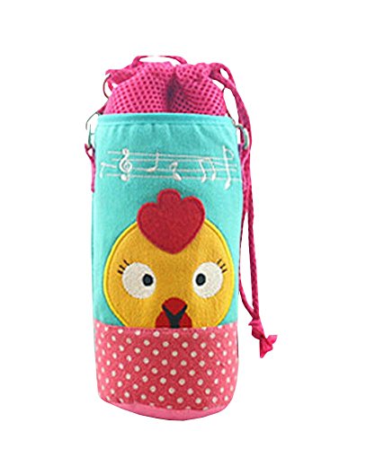 Insulated Baby/Kids Bottle Tote Bag Portable Fashion Feeding Bottle Bag Pink