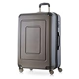 FÜR VIEL GEPÄCK: Der elegante große XL Reisekoffer der Serie LUGANO ist mit seinen 76 x 52 x 32 cm (Außenmaße inkl. Rollen und Griff) und 4.85 kg - ein Leichtgewicht! Für noch mehr Gepäck ganz einfach das Volumen erweitern (15% mehr Volumen dank Dehnfalte) Somit ist er der ideale Packmeister - und das beste - von jeder Airline akzeptiert!